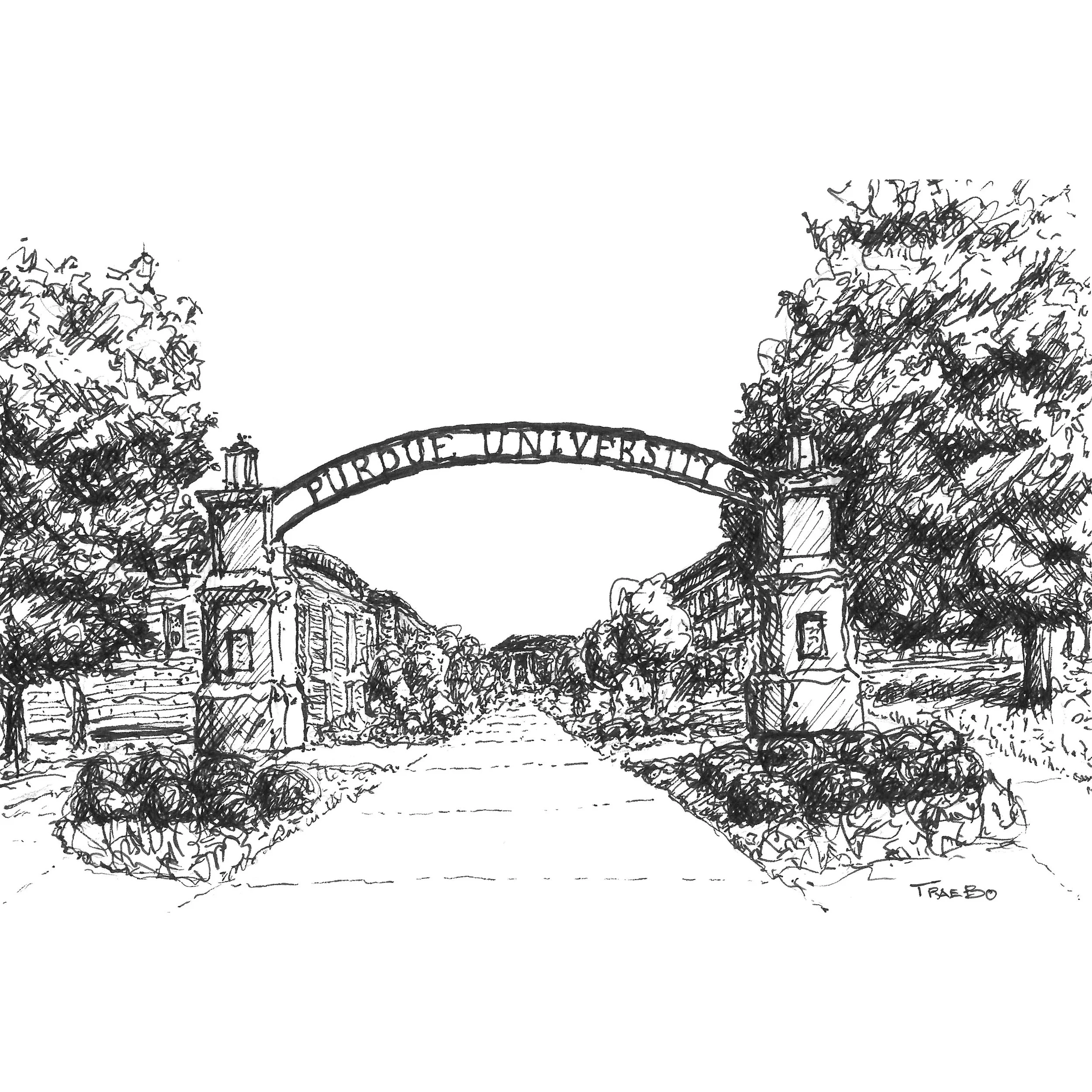 Stadium Arch Landscape
