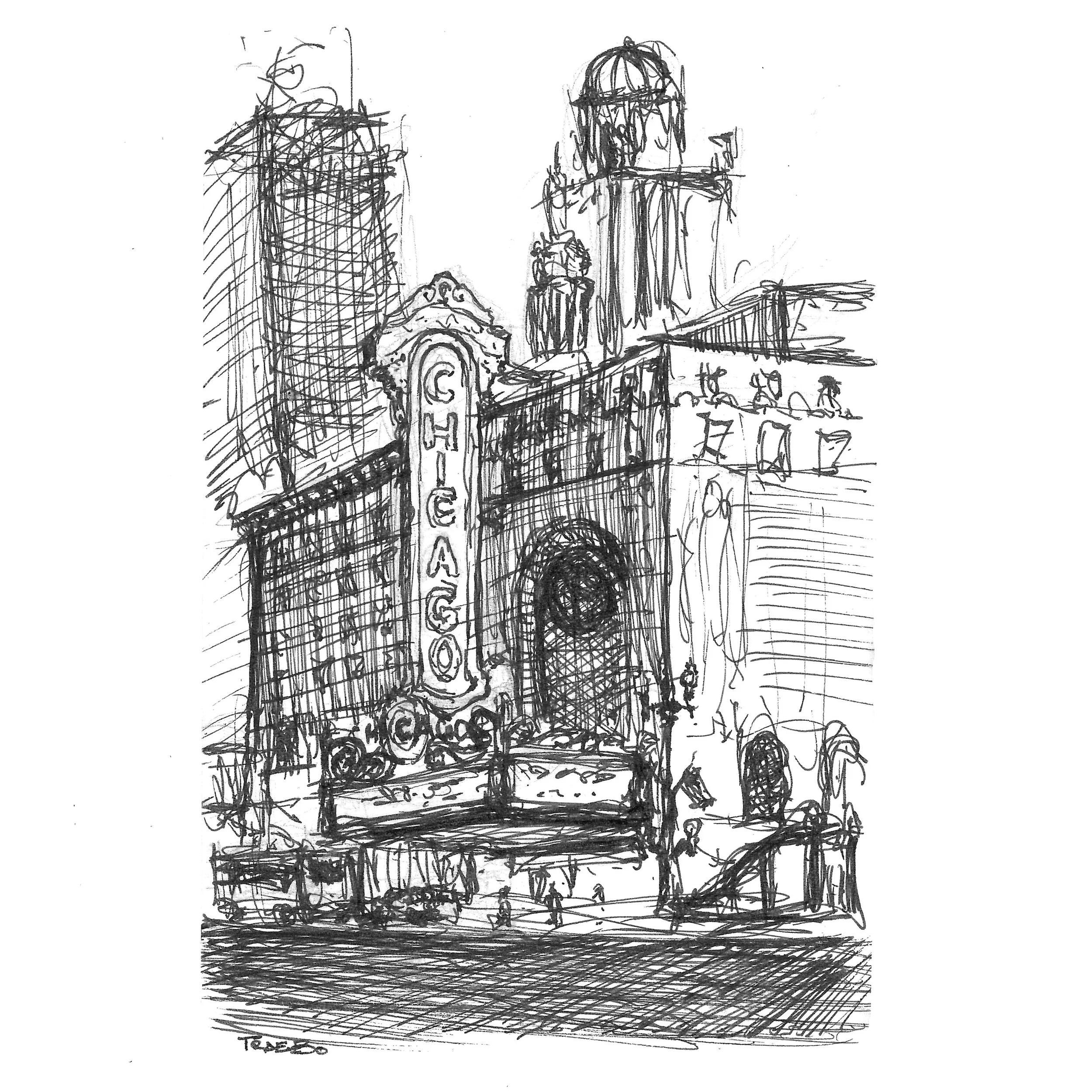 THE CHICAGO THEATRE SKETCH