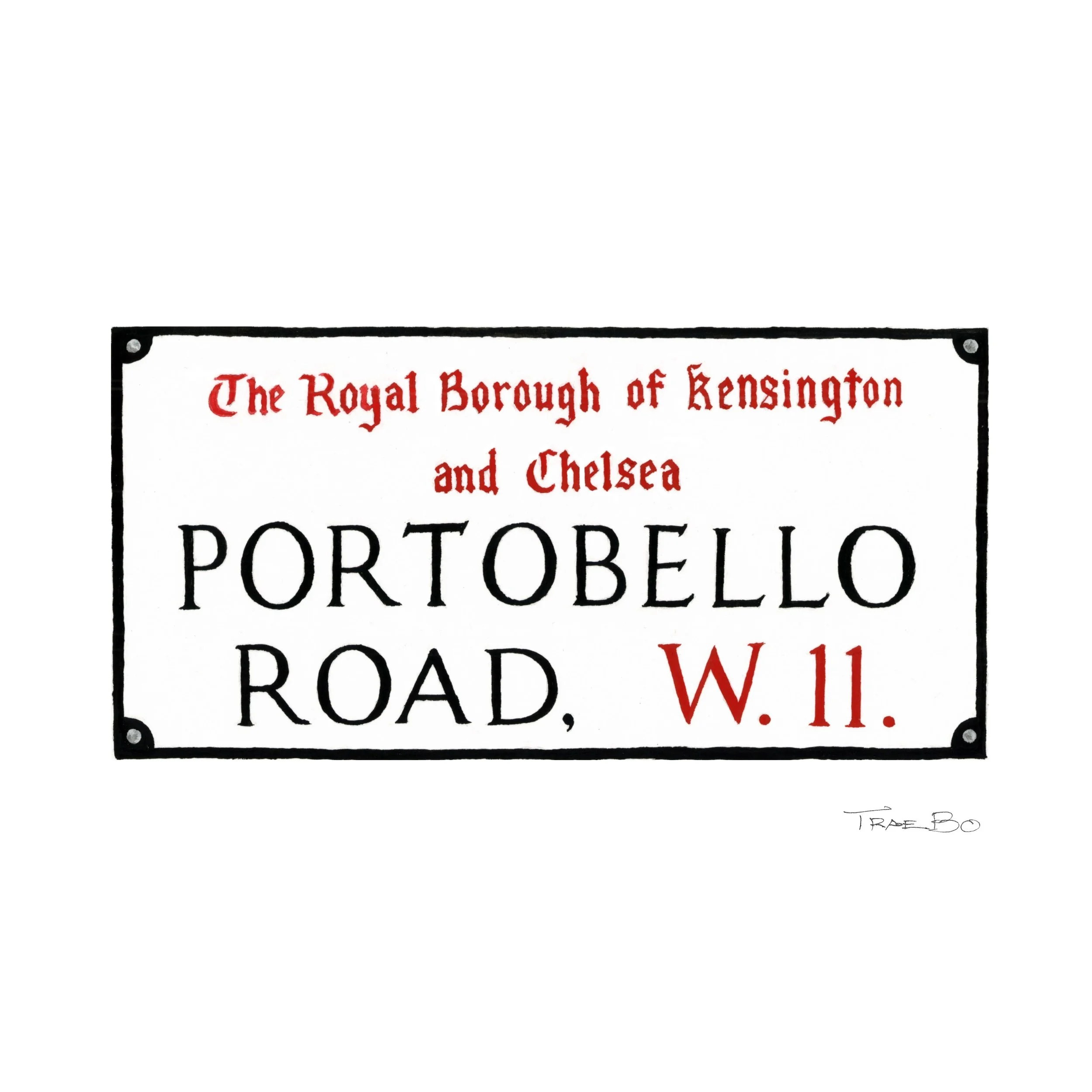 Portobello Road Sign
