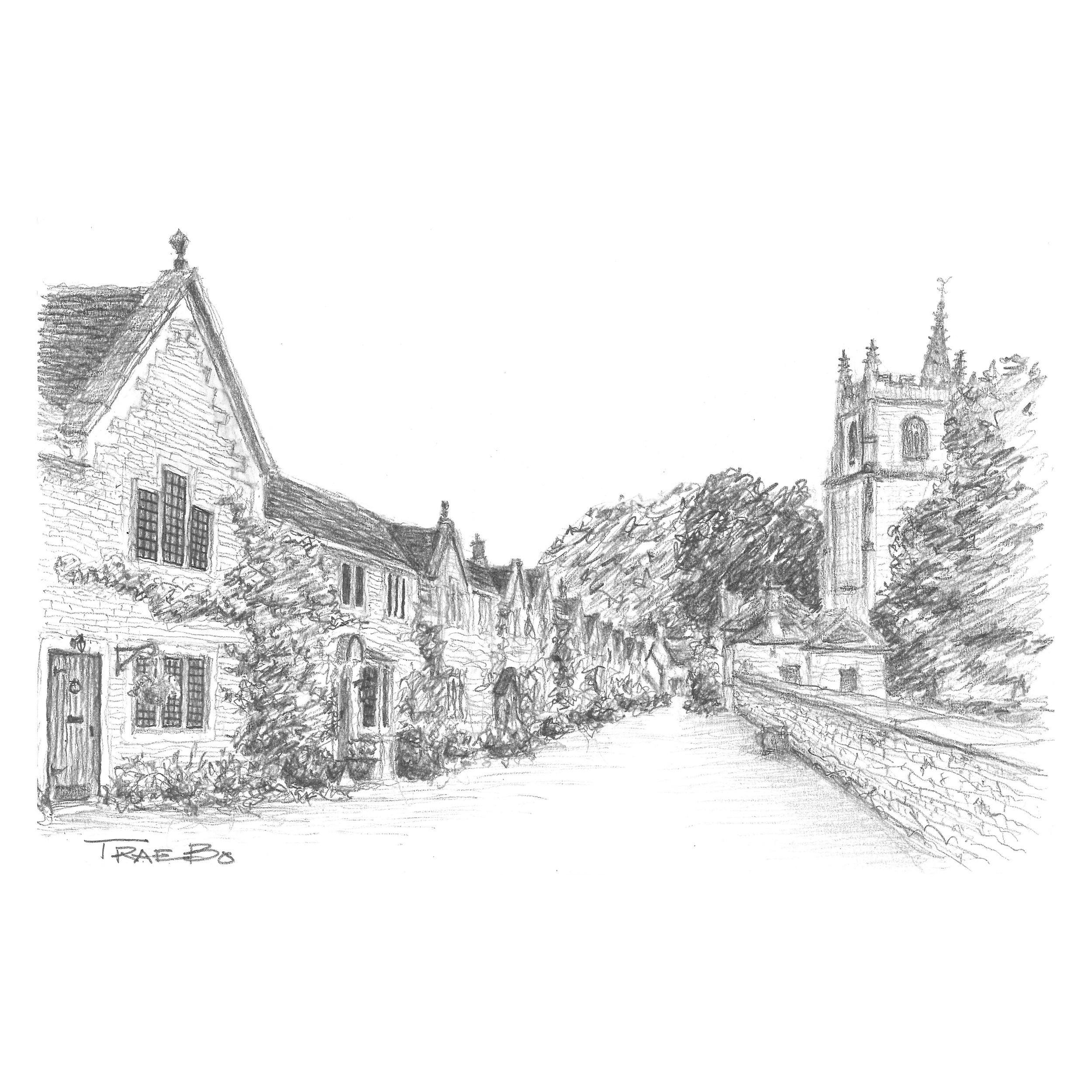 Castle Combe Sketch