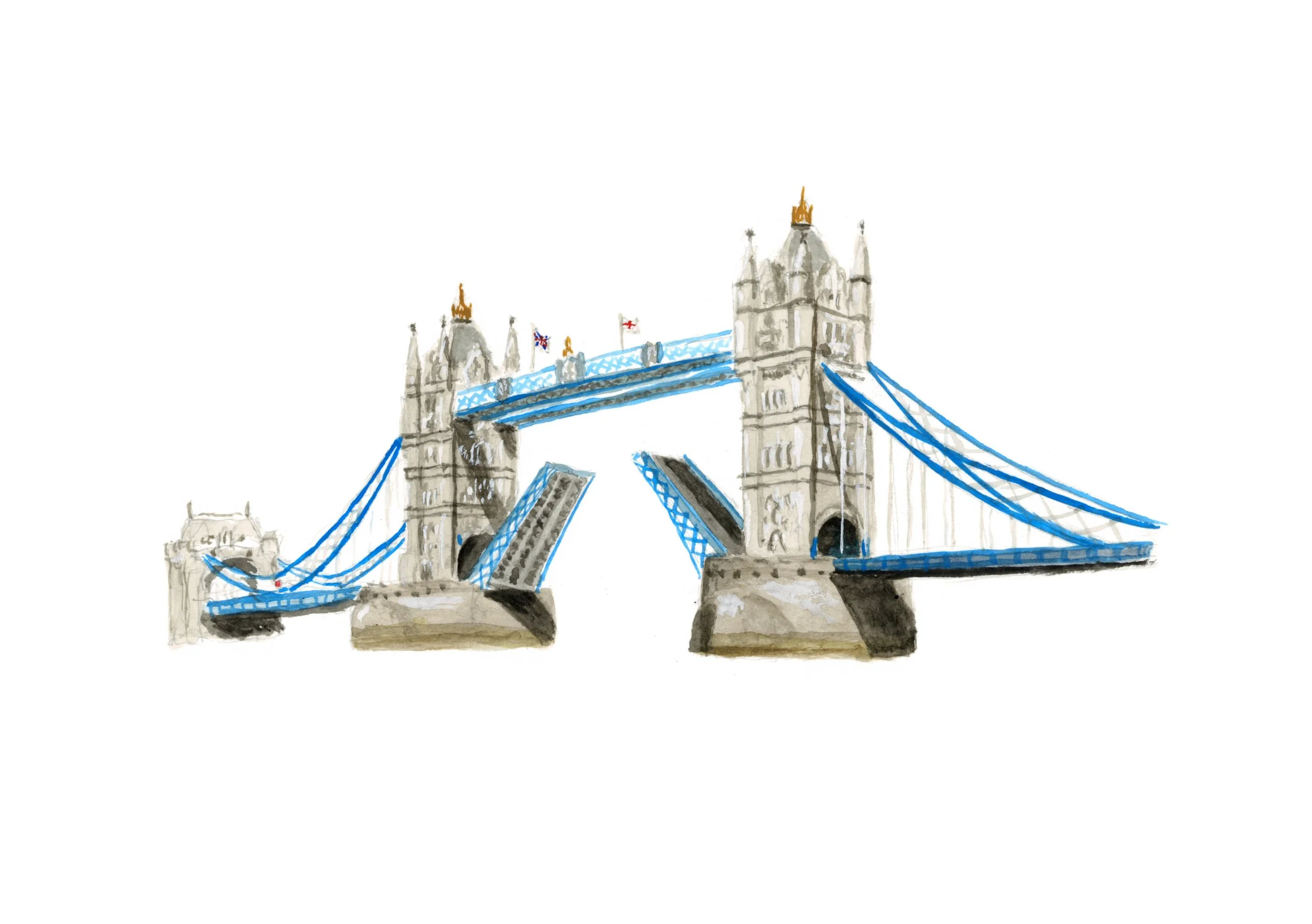 Watercolor - Tower Bridge - No Name - A5.jpg