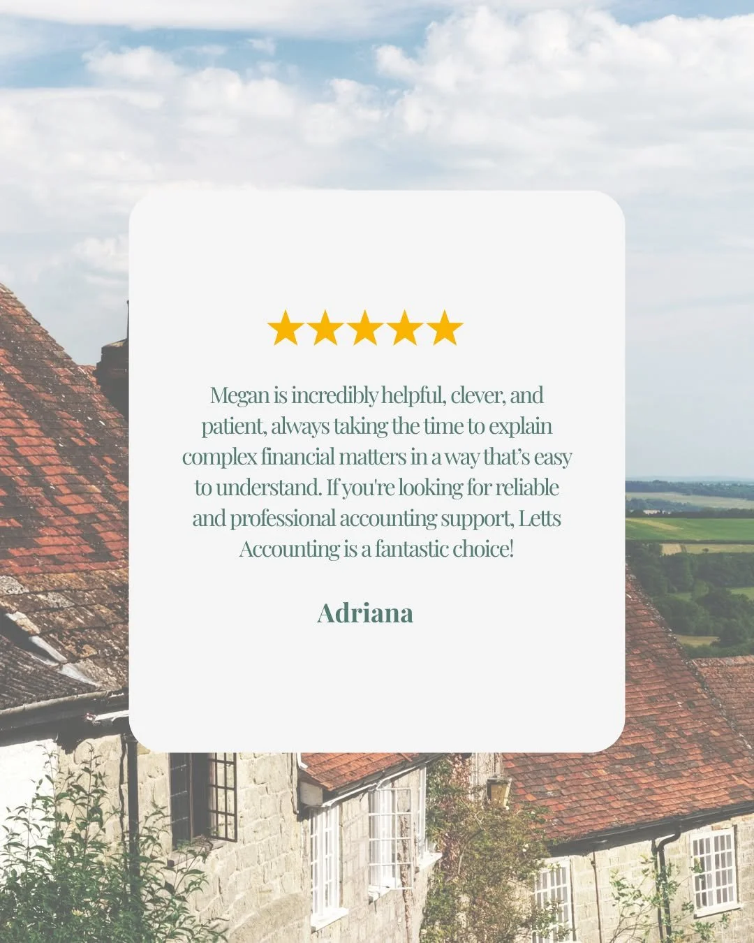 Thank you Adriana ⭐️⭐️⭐️⭐️⭐️