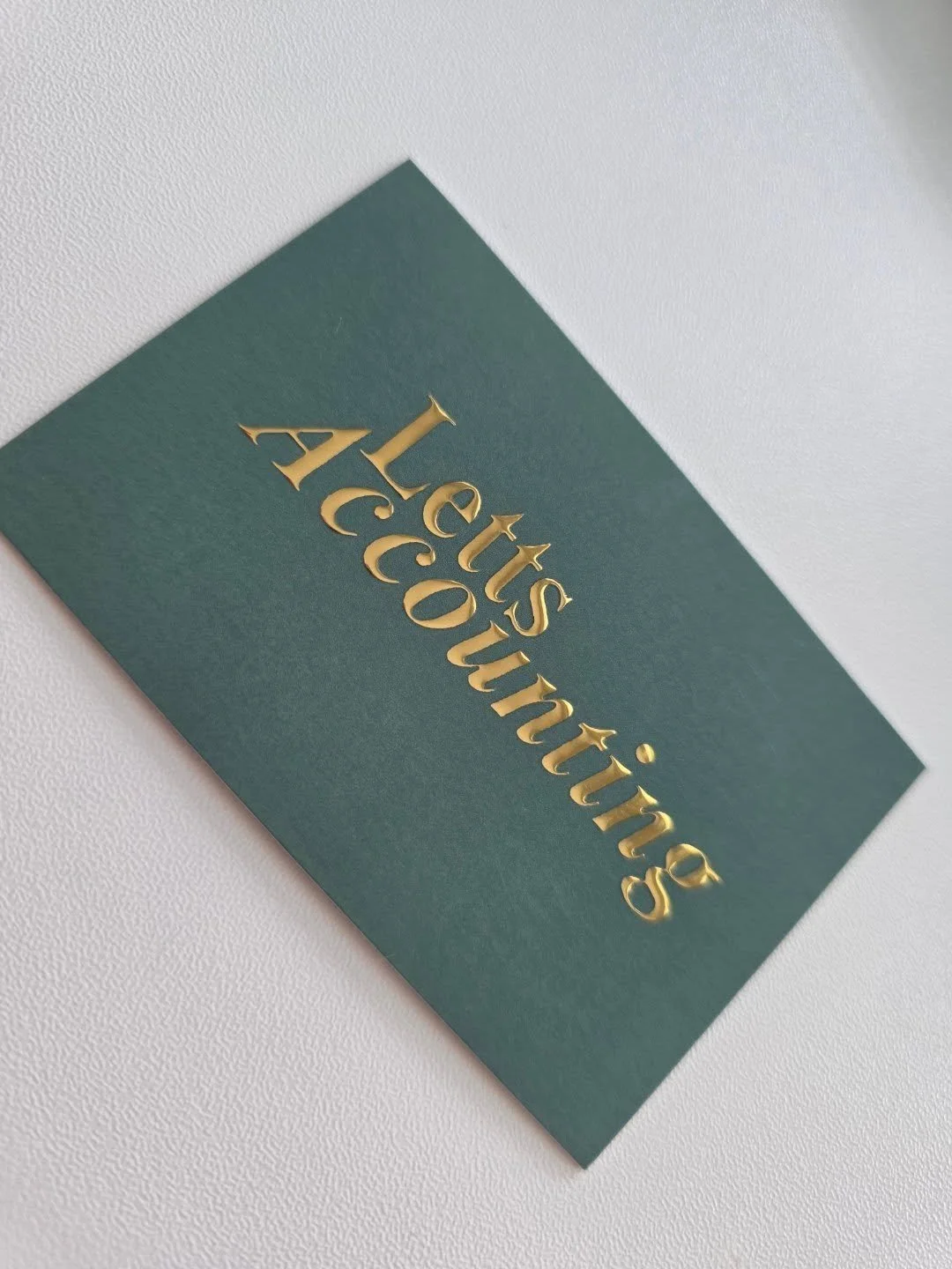 LettsAccounting's new business cards... ✨️