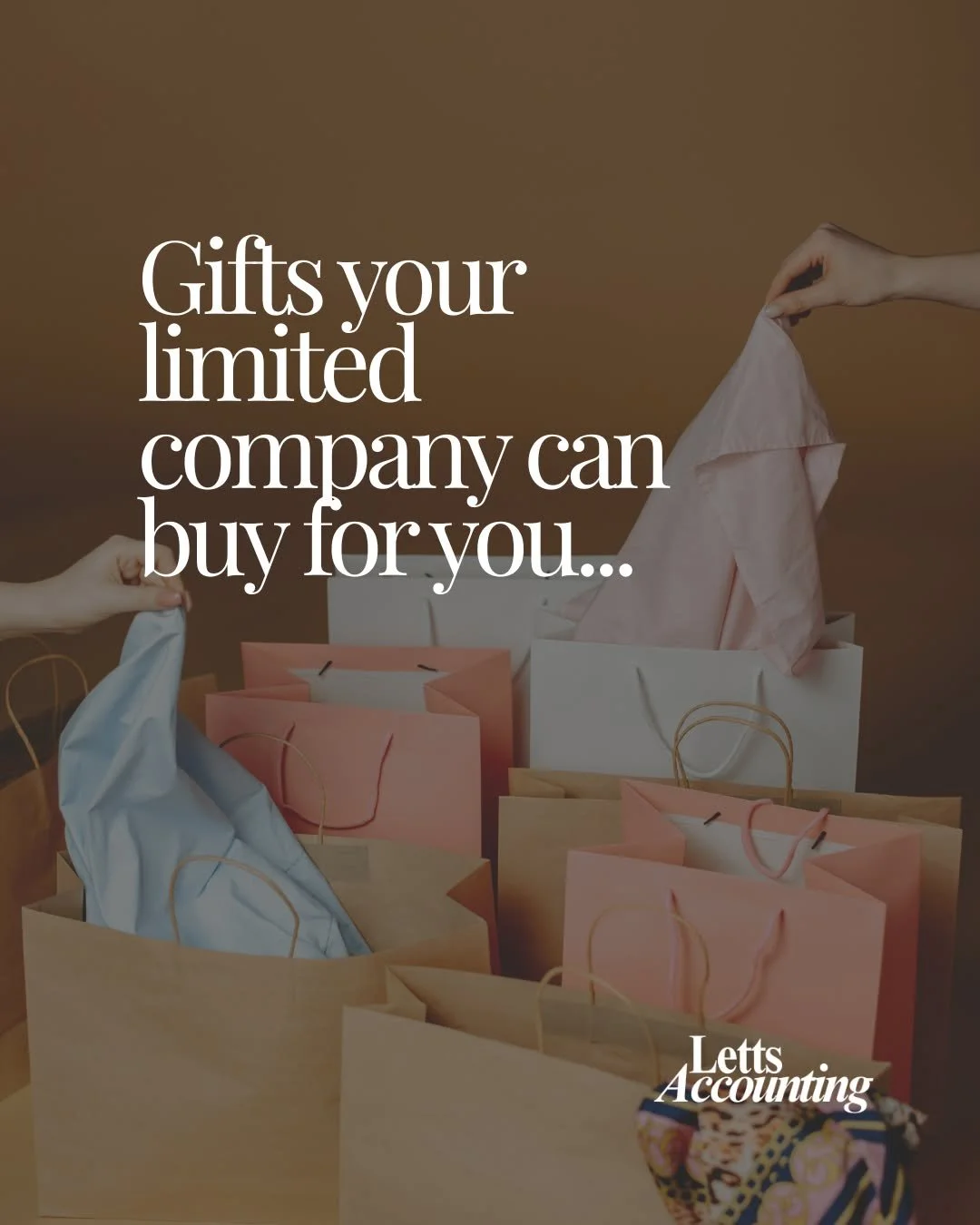 Did you know your limited company can buy you up to &pound;300 a year in trivial benefits -  tax-free?

✔ &pound;50 per gift (including VAT)
✔ Up to 6 gifts per tax year
✔ No Income Tax
✔ No National Insurance
✔ No P11D reporting

Simple rules - but 