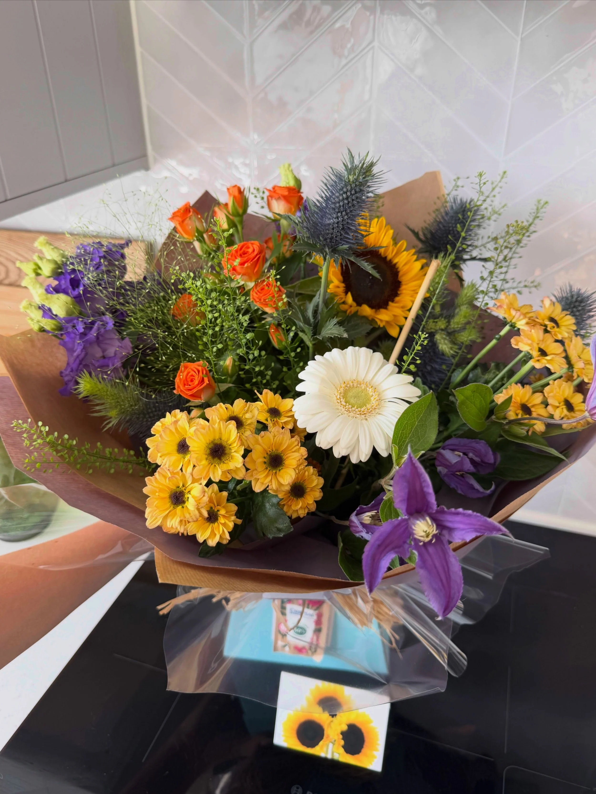 A beautiful gift from our lovely client, for our help with their office opening ❤️💐