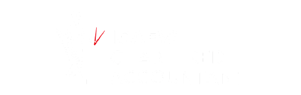 Logo of an ice skating figure holding sticks next to the text 'ICEAW CHARTERED ACCOUNTANT'