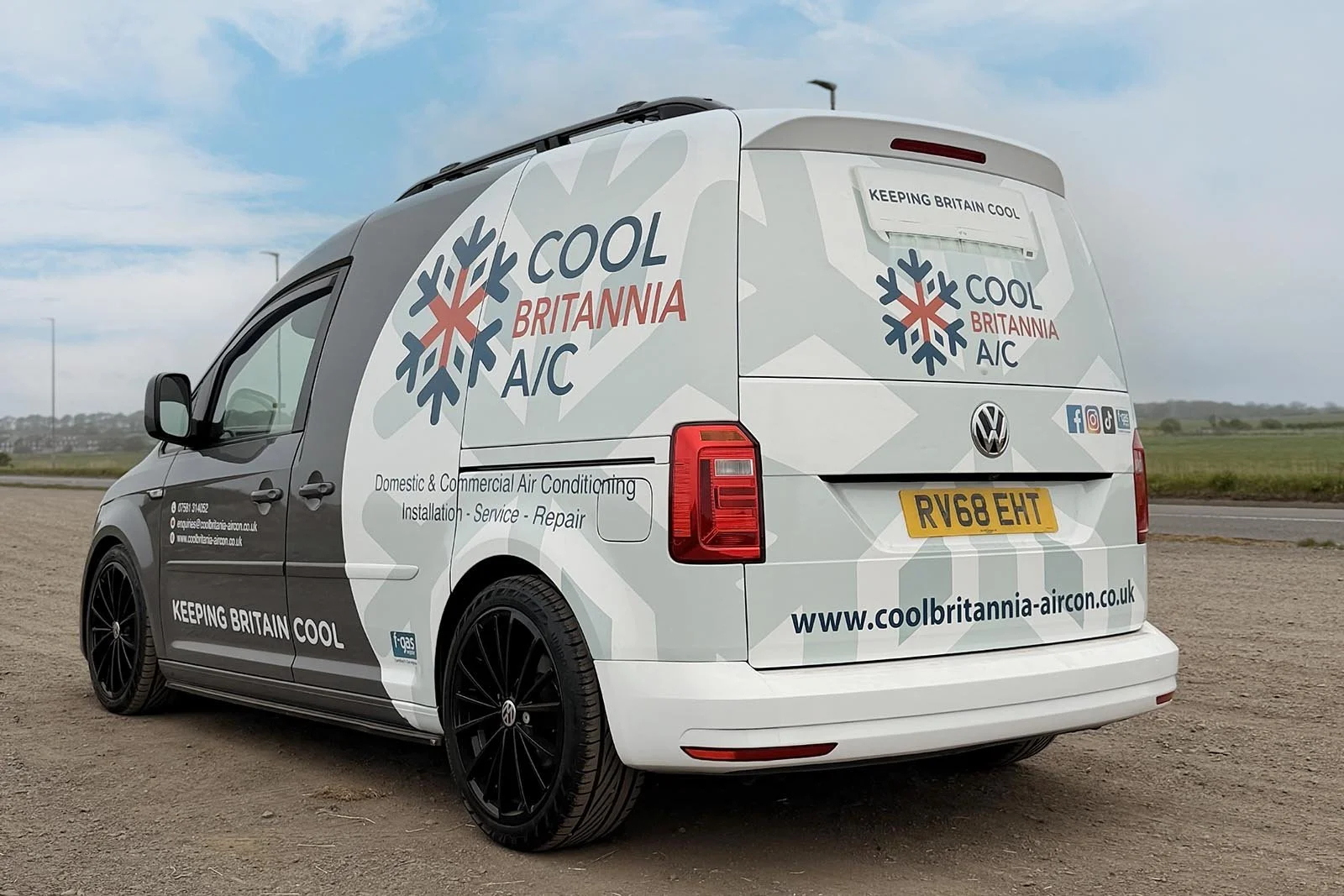 Newcastle Air Con Installations Company Vehicle