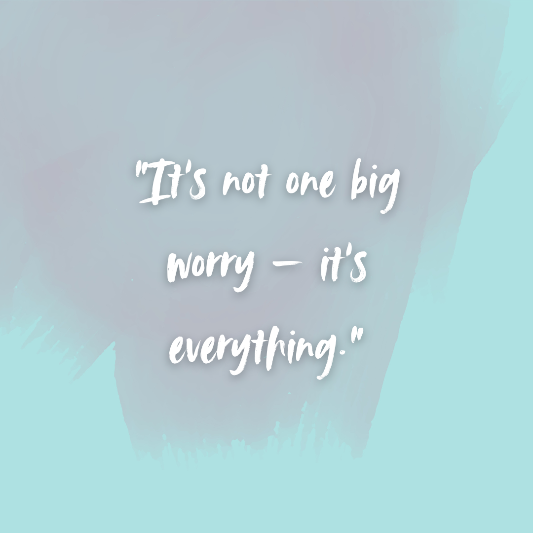 Worrying about different things