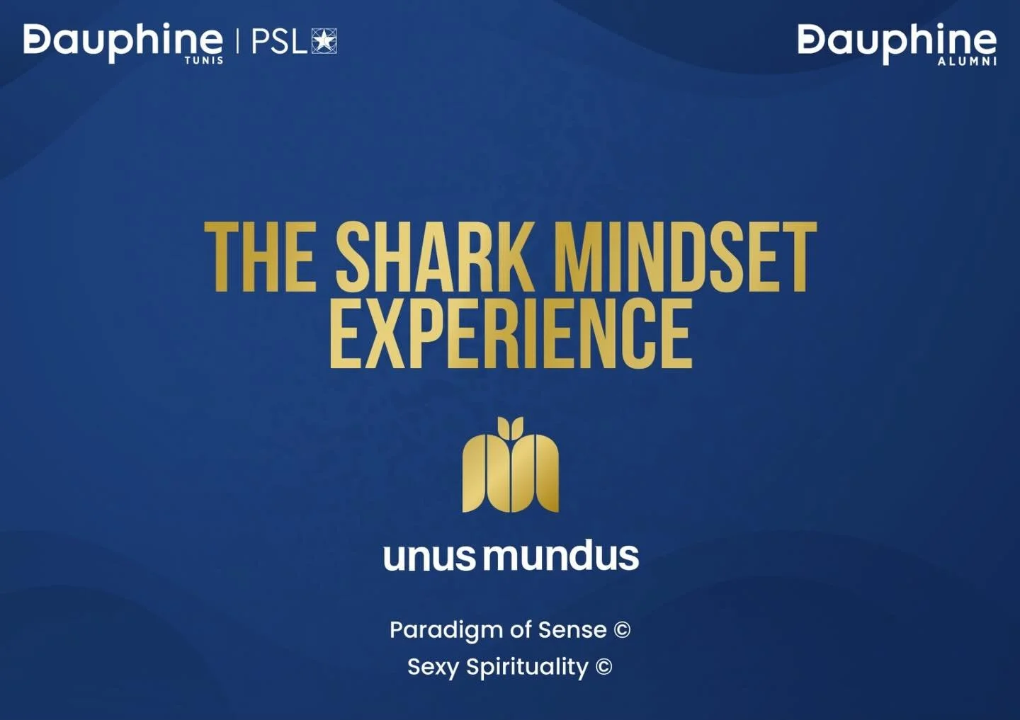 On December 8th, we have the honor together with @cavalher and through our company @unusmundusforall to present one of our flagship programs at Dauphine Universit&eacute; Paris PSL.
A program designed to deeply challenge those who are ready to rise t