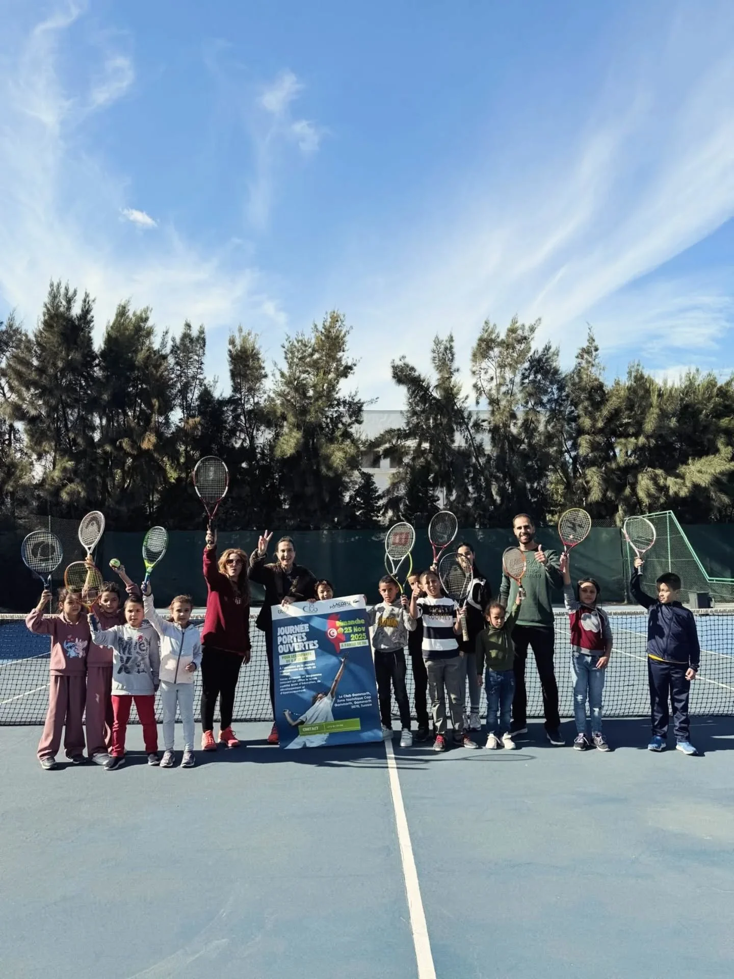 What a beautiful day 💛✨
Welcoming these incredible kids for the very first time was pure joy. Watching them hold a racket, discover tennis, laugh, try, and open up with so much heart&hellip; it was truly magical.

So proud and grateful to launch thi