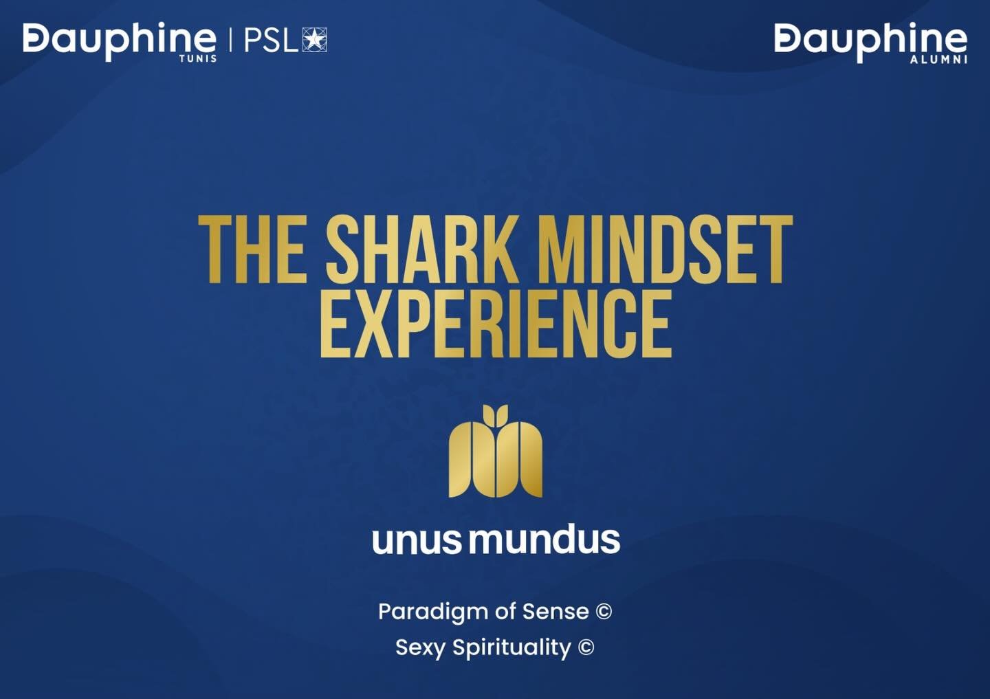 On December 8th, we have the honor together with @cavalher and through our company @unusmundusforall to present one of our flagship programs at Dauphine Universit&eacute; Paris PSL.
A program designed to deeply challenge those who are ready to rise t