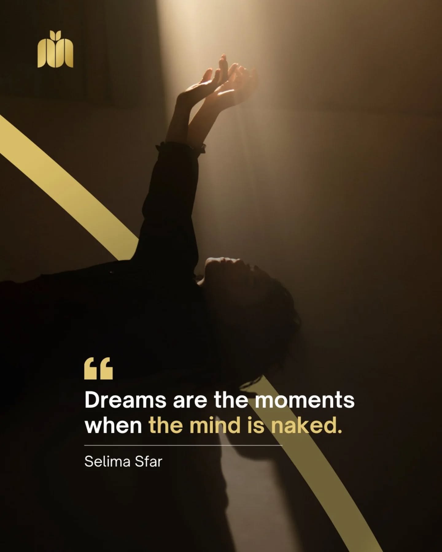 Dreams are the moment the mind stands unguarded.
Or as I prefer to say: dreams are God placing us, without disguise, in front of our true selves.
To understand our dreams is to approach something deeply authentic in us.. In that authenticity, there i