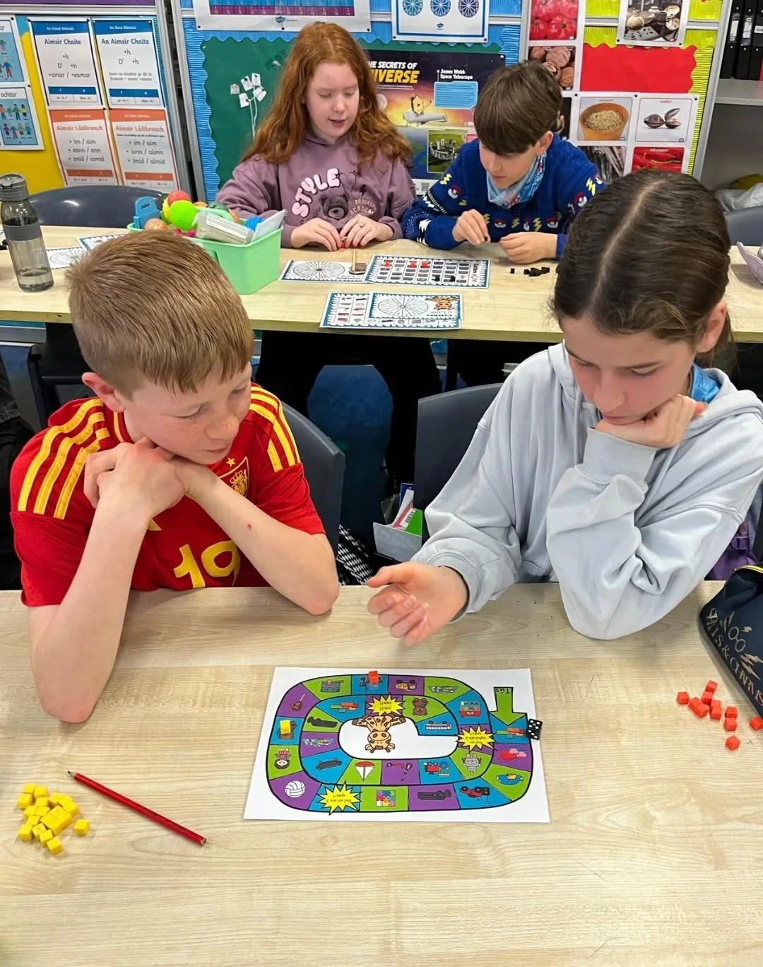 Arlene's 6th Class filled their marble jar and choose a &ldquo;Games Day&rdquo; We played lots of different games and had great fun 🎲