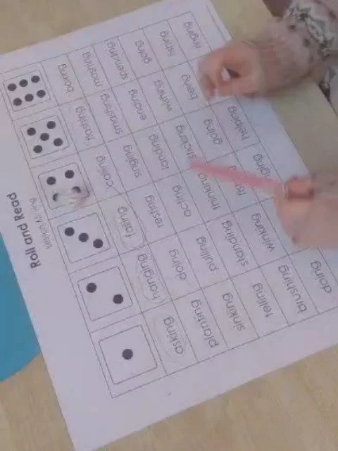 Learning through play with UFLI in 1st Class 🎲📖😃