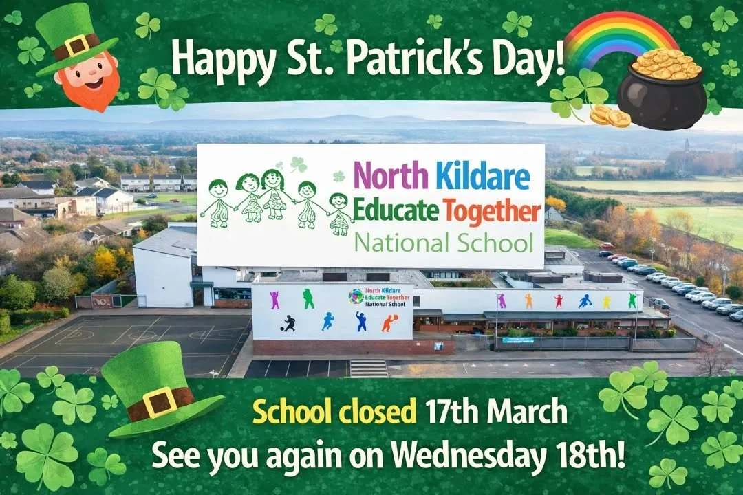 Happy St. Patrick's Day see you all on Wednesday