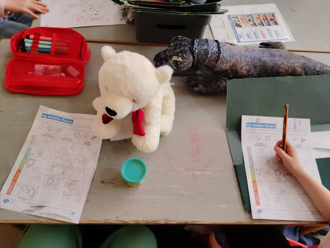 Weather recording in 1st class 2!