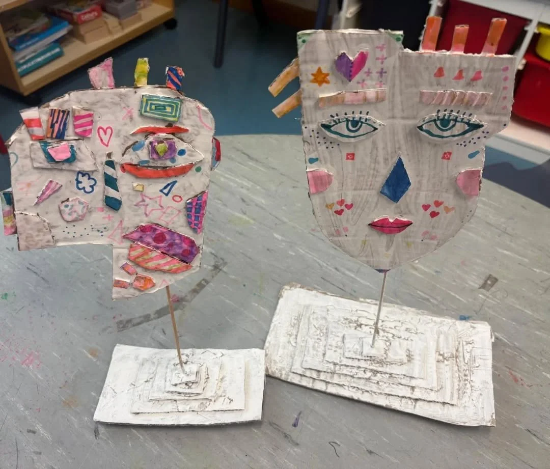 Kimmy Cantrell inspired construction faces by 4th class