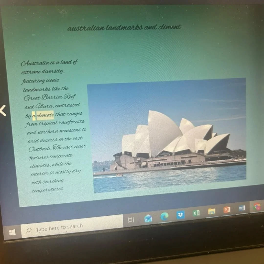 Laura&rsquo;s 4th class are learning all about Australia in SESE this month. We created projects to show what we have learnt 🇦🇺🦘🐨