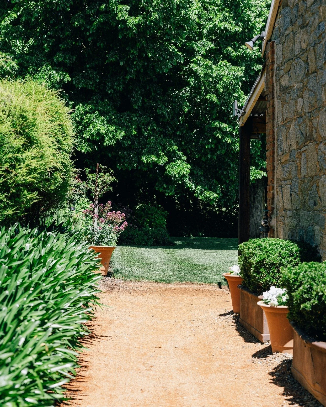 Imagine exchanging your vows surrounded by the lush greenery and vibrant flowers of The Old Coach Stables' beautiful gardens, with the rustic charm of the old stone walls providing a romantic backdrop for your unforgettable day.

#upperlachlanwedding