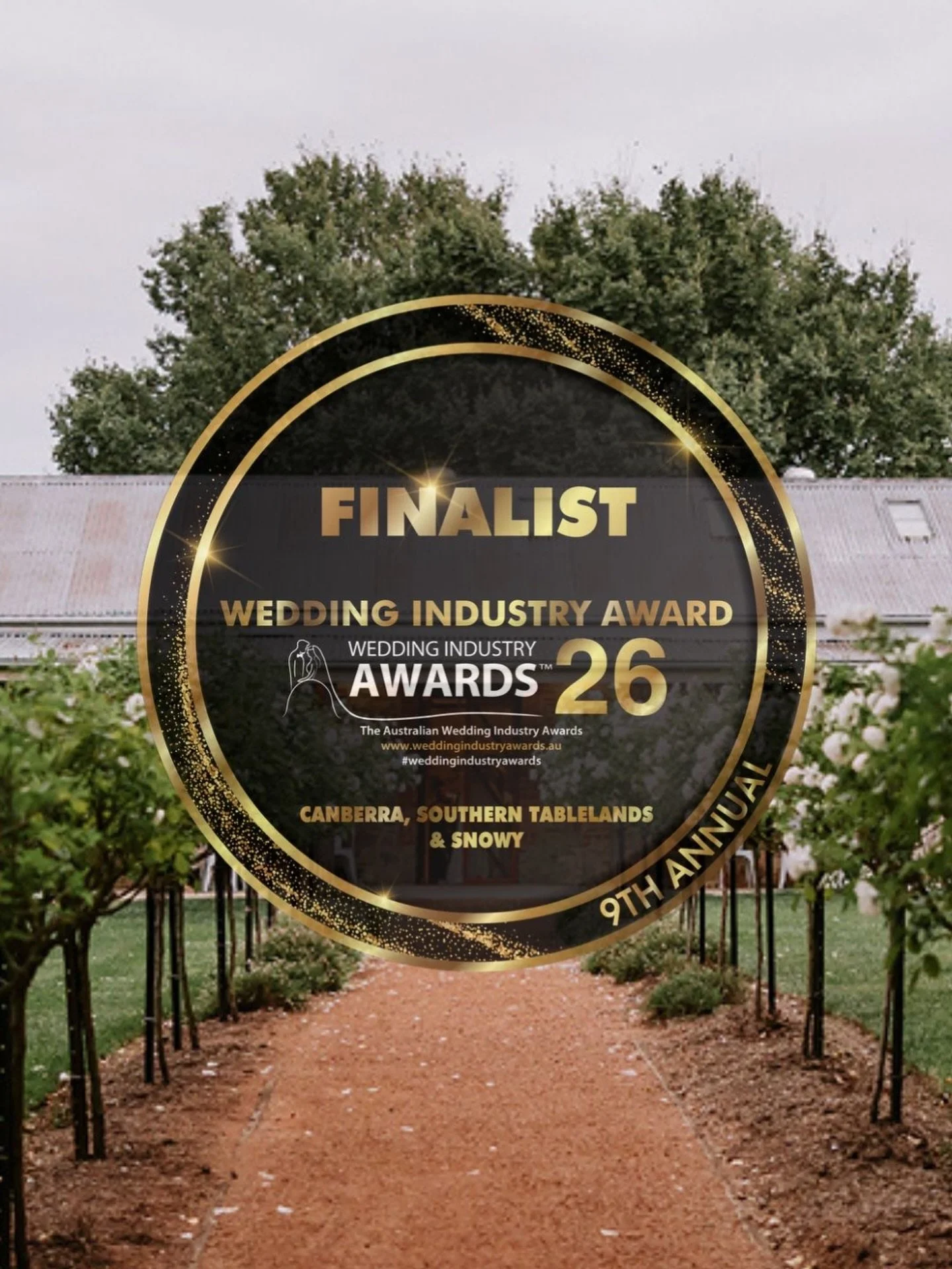 We&rsquo;re finalists in the @weddingindustryawardsaustralia for Historic Wedding Venue! 🫶🏻🥂

Thank you to all the couples who trust us to bring their days to life, and to our incredible team who make it all happen. Being recognised like this is a