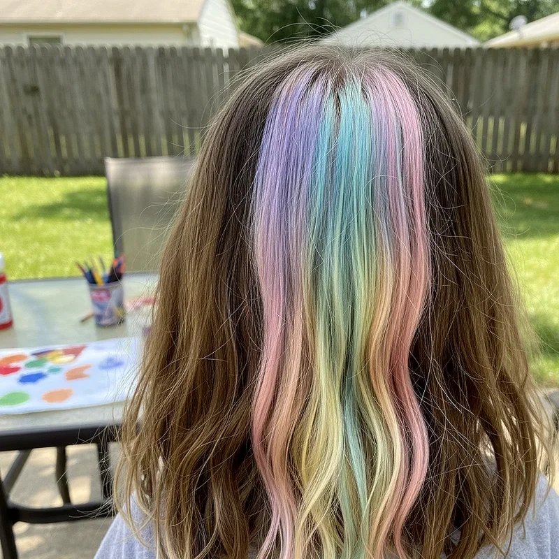 Little Girl Hair Dye Ideas