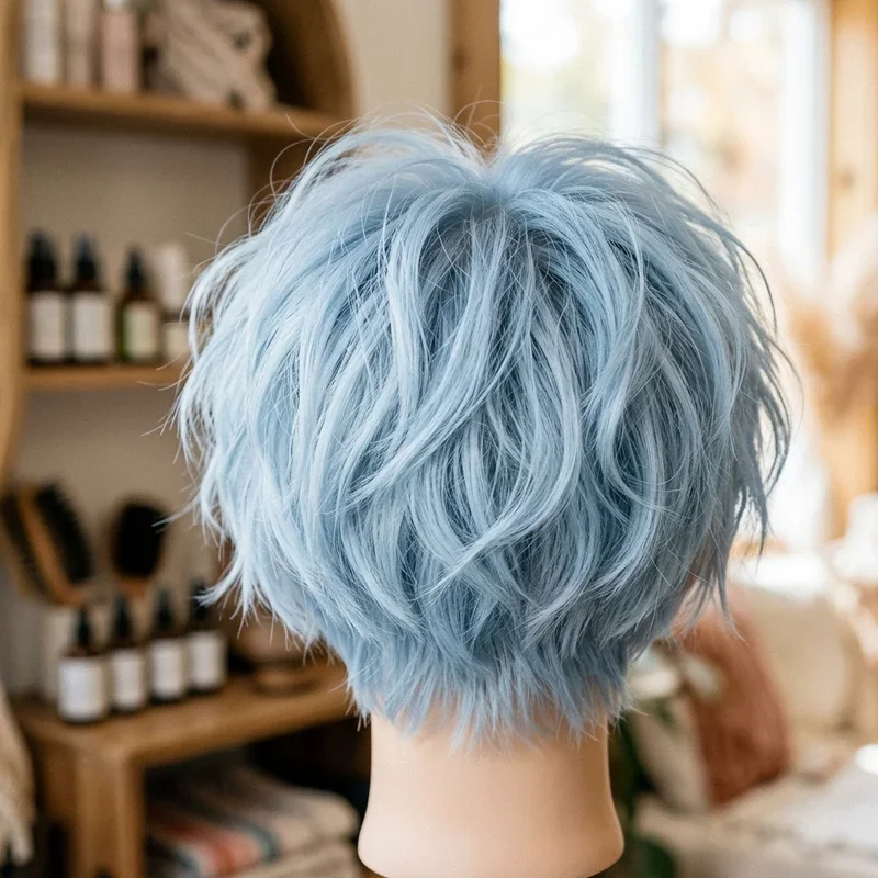 Blue Hair Ideas for Short Hair