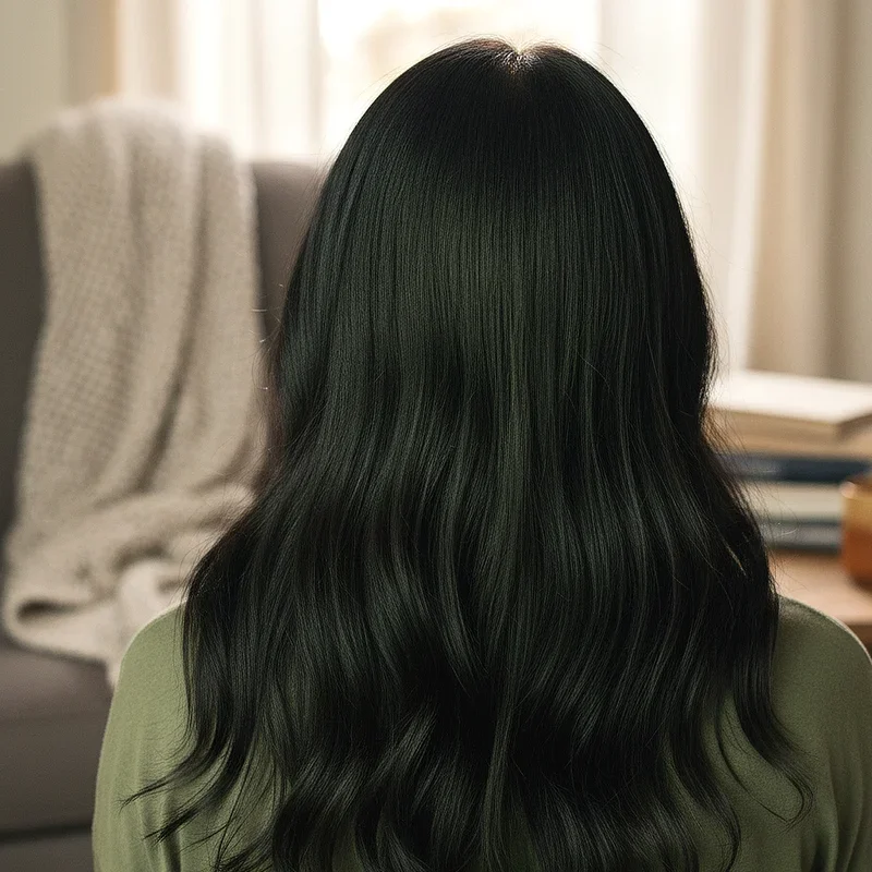 Green and Black Hair Ideas