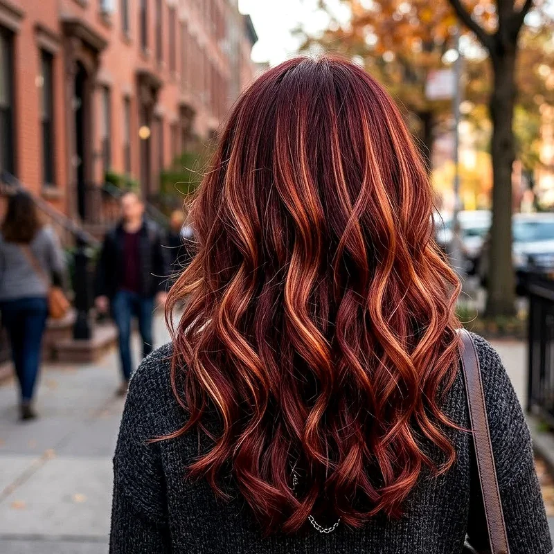 Red Hair Ideas with Highlights