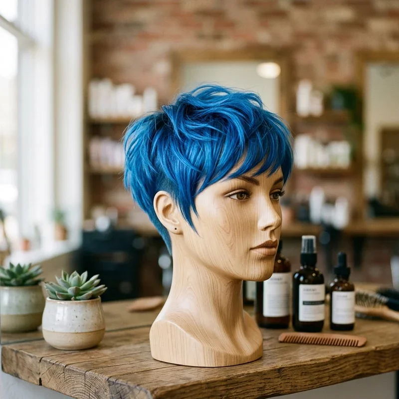 Blue Hair Ideas for Short Hair