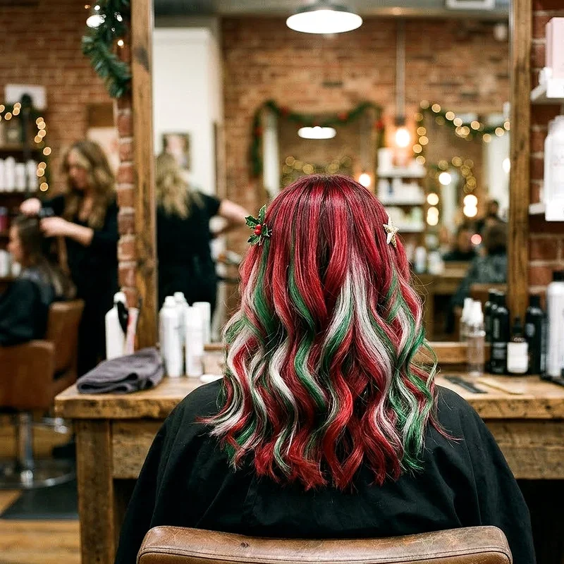 Christmas Hair Dye Ideas