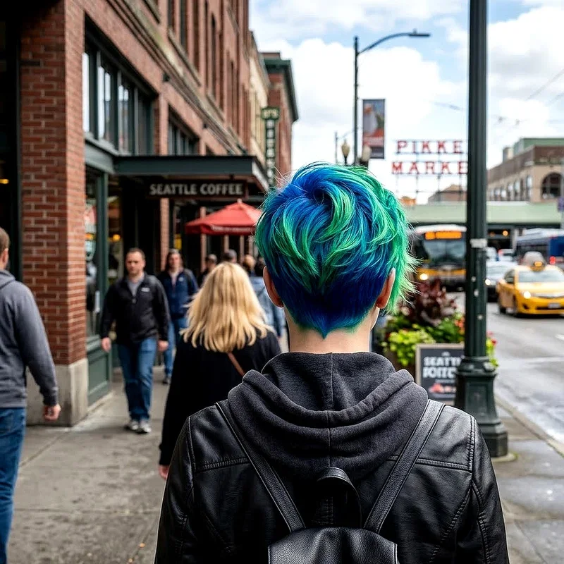 Green and Blue Hair Ideas