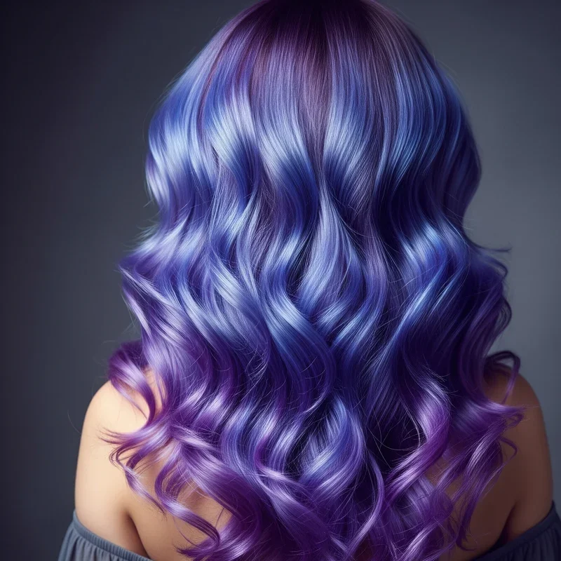 15 Blue and Purple Hair Ideas to Inspire You