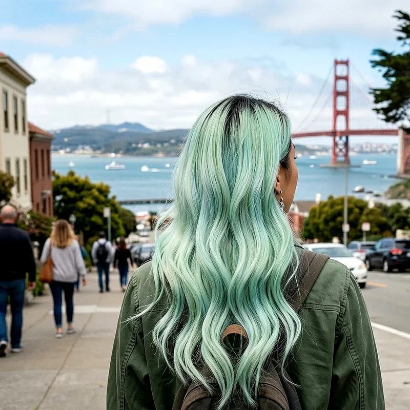 Green and Blue Hair Ideas