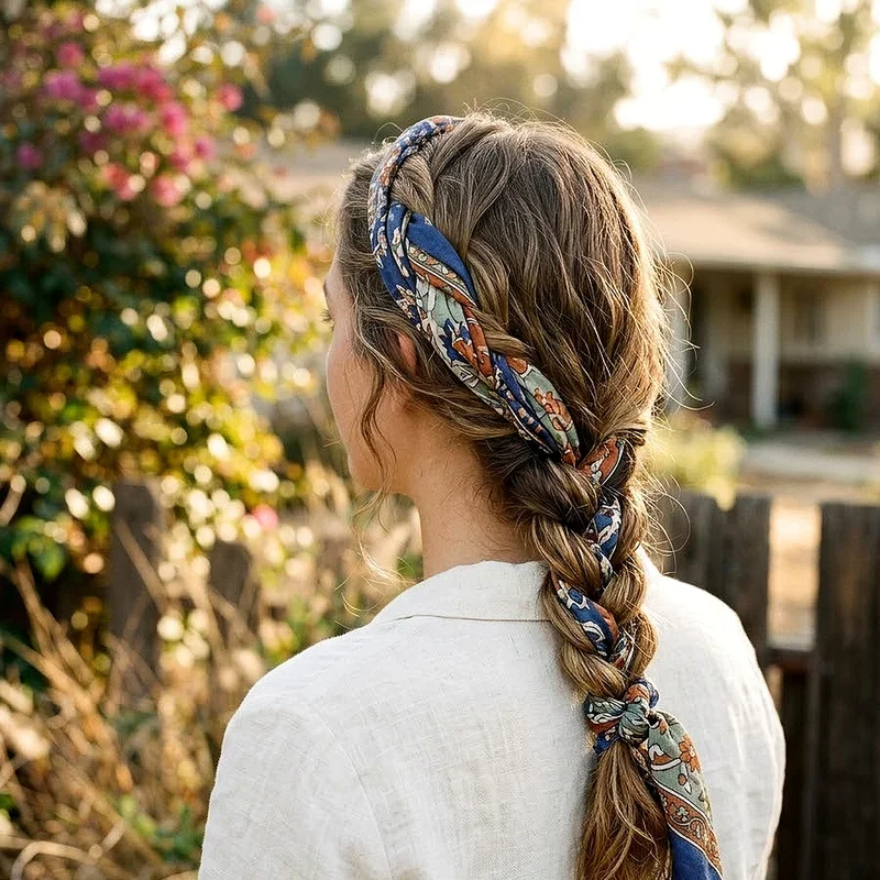 Scarf in Hair Ideas