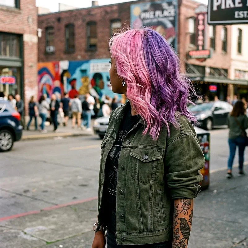 Half Hair Color Ideas