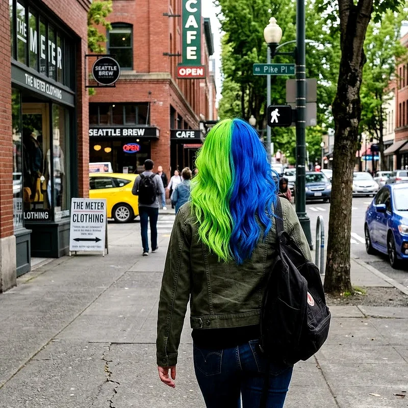Green and Blue Hair Ideas