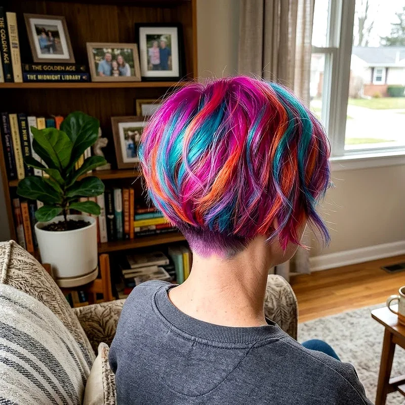 15 Short Hair Bright Color Ideas for Bold New Looks