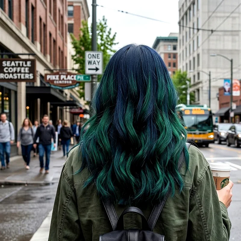 Green and Blue Hair Ideas