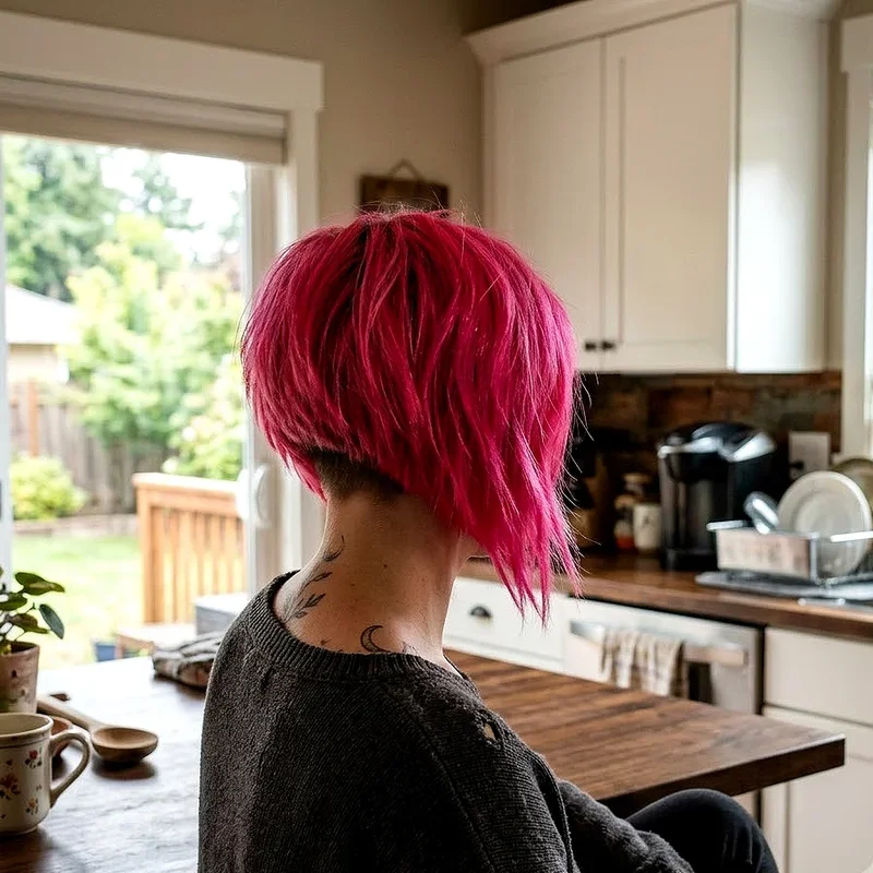 Pink and Purple Short Hair Ideas