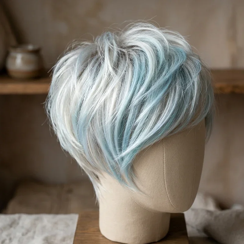 Blue Hair Ideas for Short Hair