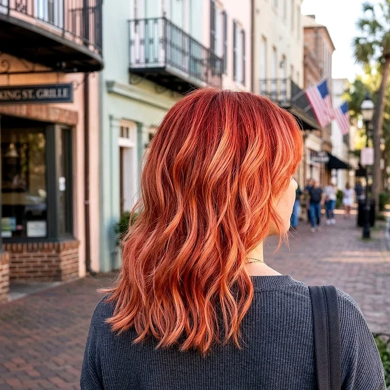 Red Hair Ideas with Highlights