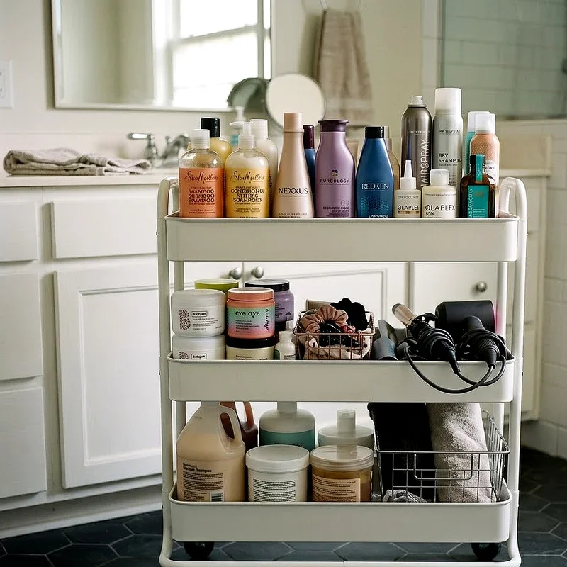 Hair Product Storage Ideas