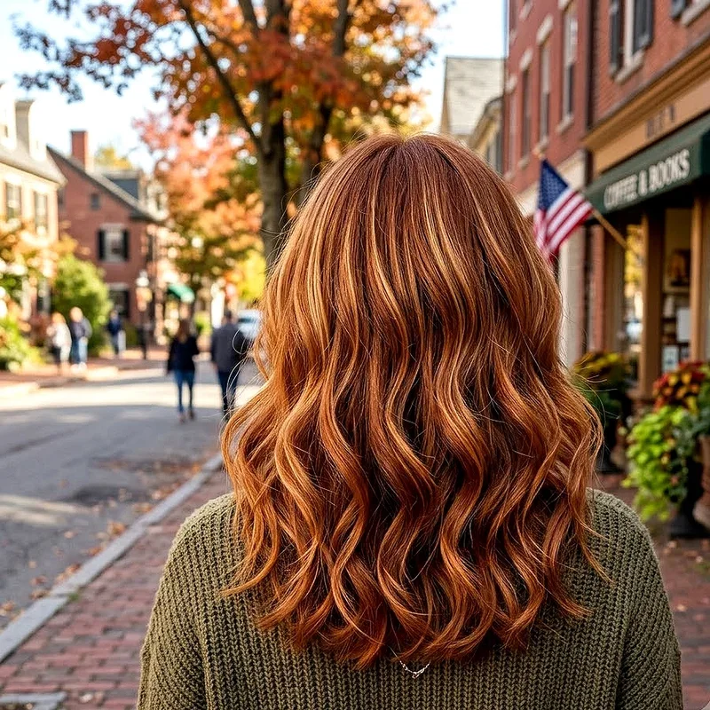 Red Hair Ideas with Highlights