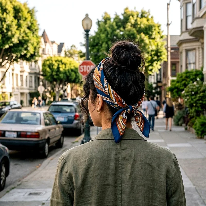 Scarf in Hair Ideas