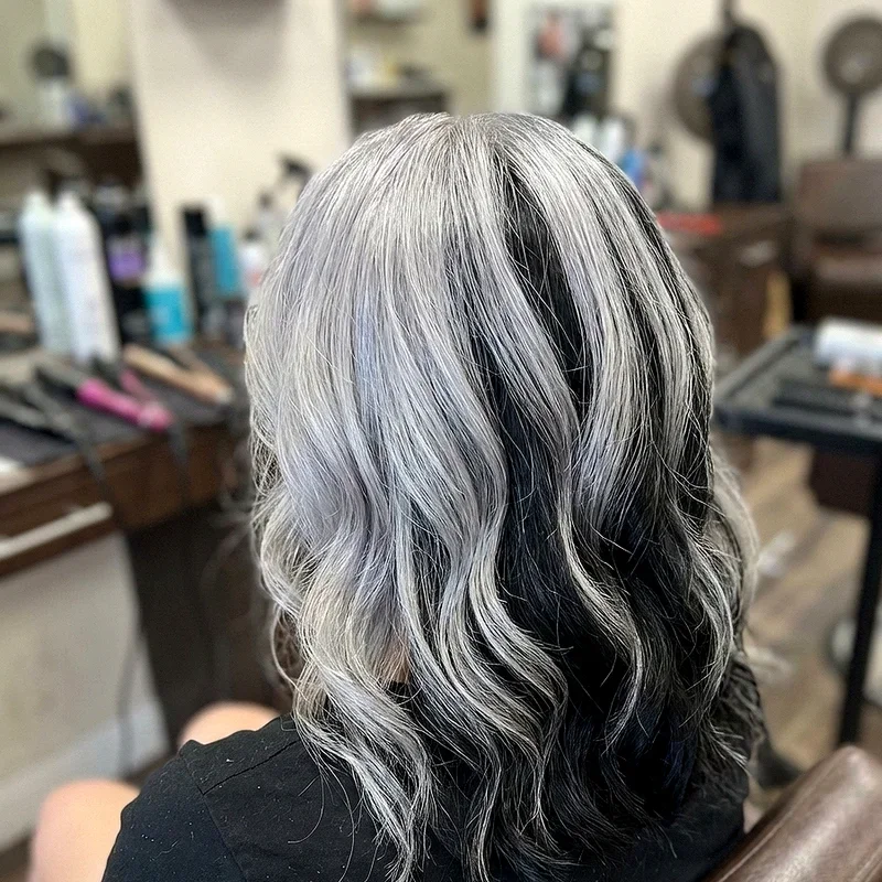 15 Silver and Black Hair Color Ideas for a Bold Look