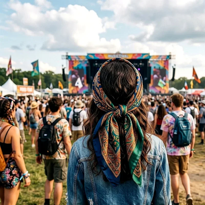 Scarf in Hair Ideas