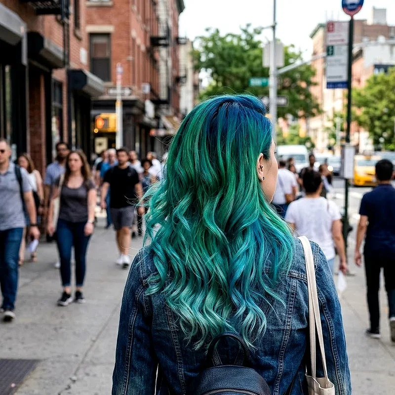 Green and Blue Hair Ideas