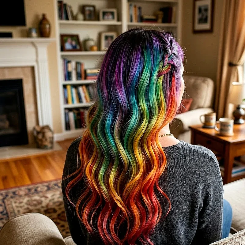 Multi Color Hair Dye Ideas