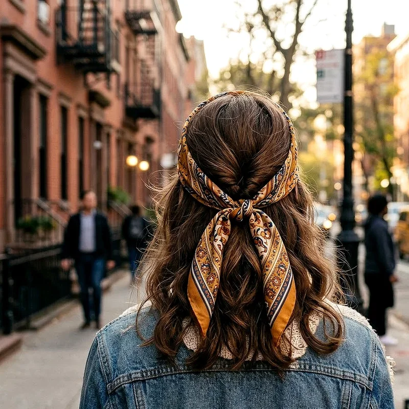 Scarf in Hair Ideas