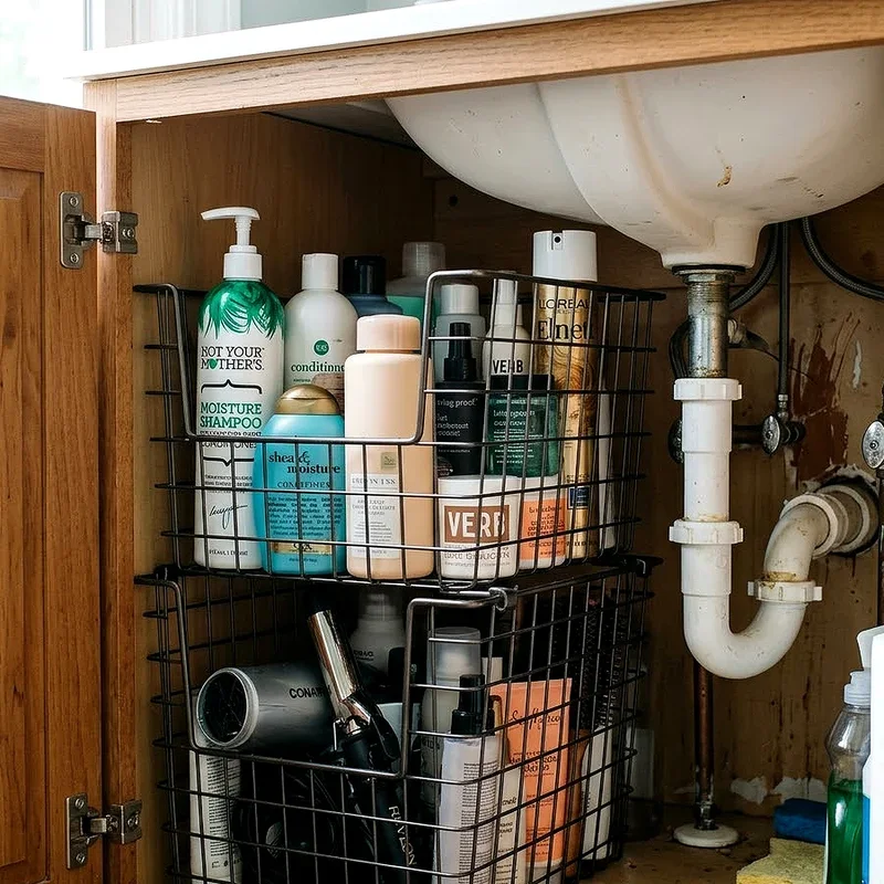 Hair Product Storage Ideas
